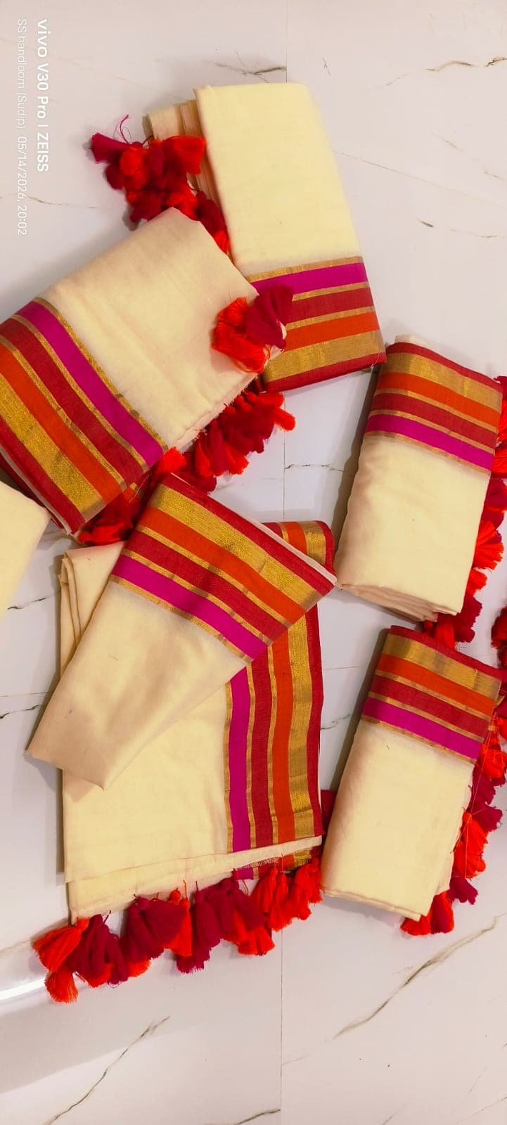 Folded Mul Cotton White