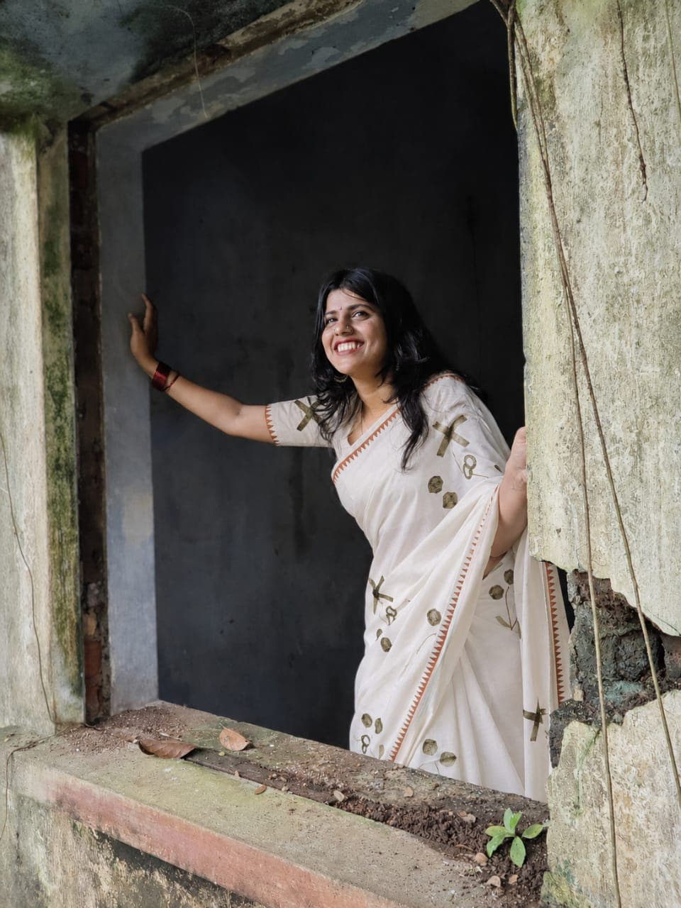 Mayilpeeli designer saree with peacock motif weave
